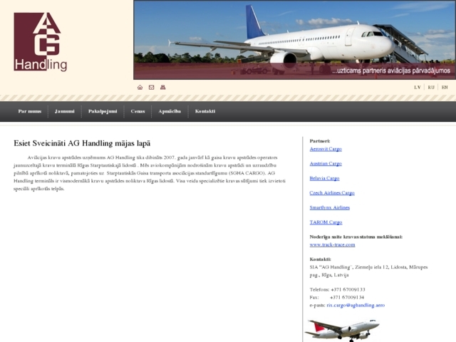 AG Handling, SIA